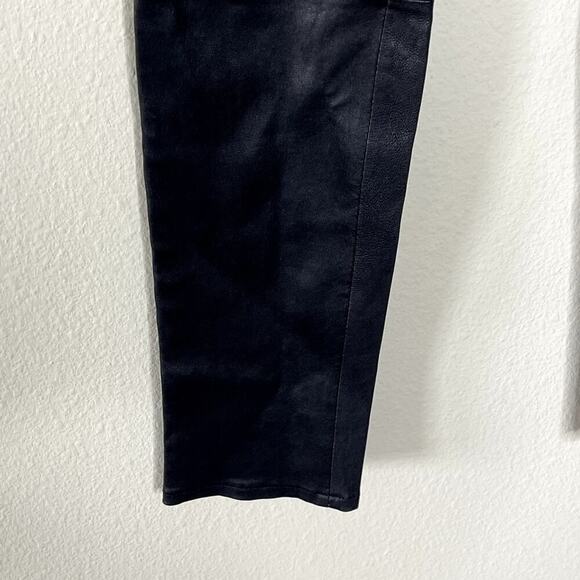Baldwin Kansas City Hailey Genuine Leather Black Leggings Size S - Picture 4 of 10